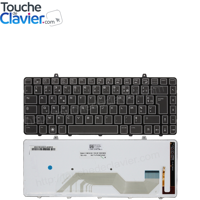 Clavier Pour Pc Portable Dell Alienware M11x R3 Remplacer Clavier Ordinateur Portable Alienware Touchedeclavier Com
