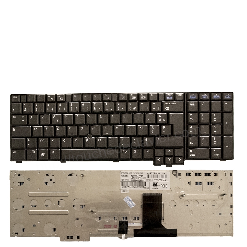 Palmrest 6070B0253201 pour HP Elitebook 8730w - FRANCE / TVA