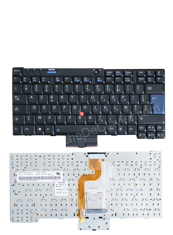 Touche De Clavier QWERTY Pour Lenovo Thinkpad X220i - Réf. 45N2135/2170 - Occasion