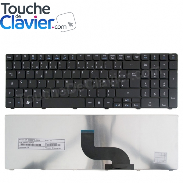 Clavier pour PC Portable Acer Acer Aspire 5733 - Remplacer clavier ...