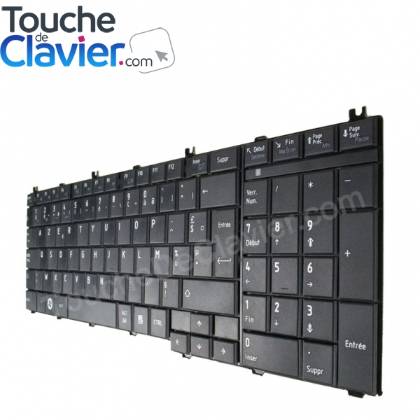 Clavier Français AZERTY pour ordinateur portable TOSHIBA Satellite Pro L655D 