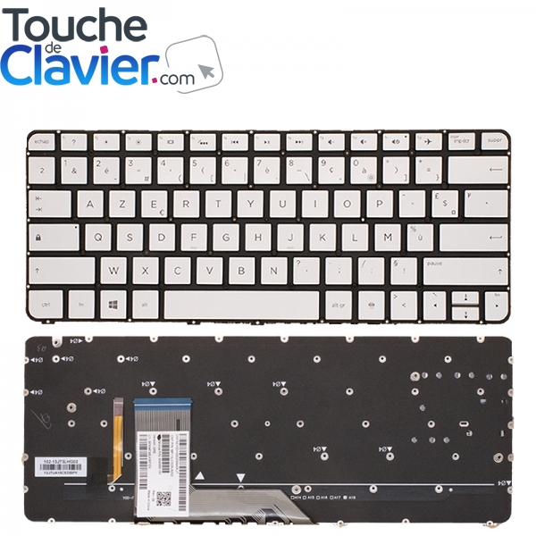 Clavier compatible pour ordinateur portable HP 13-V 13-V001DX 13-V010CA  13-V011DX 13-V018CA 13-V021NR 13-V151NR 13T-V000 13-V101DX 13-V110CA  13-V111DX 13-V1 Rétroéclairage 18CA US Bronze Rétroéclairé Sans cadre :  : Électronique