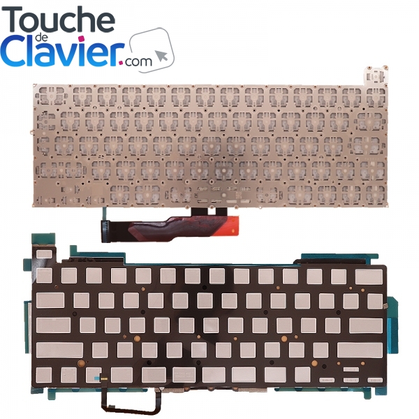Clavier pour Rétro-éclairé MacBook Pro 13' Retina Touch Bar 2020, A2251  AZERTY Apple - Remplacer clavier ordinateur portable Apple MacBook Pro  Retina 
