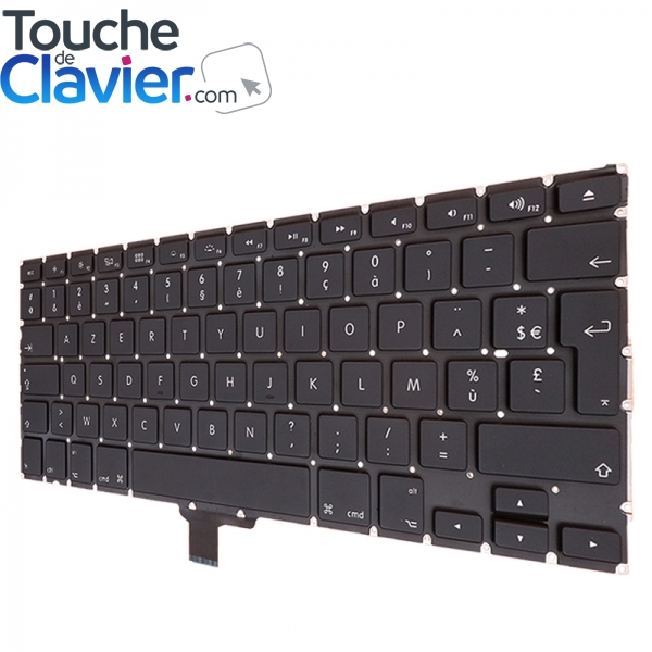 Clavier pour Rétro-éclairé MacBook Pro Unibody 13' A1278 AZERTY Apple -  Remplacer clavier ordinateur portable Apple MacBook Pro 