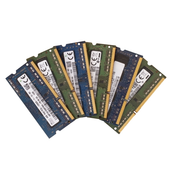 Lot de 6 Barrettes Mémoire RAM Sodimm 4 Go DDR3L PC Portable 