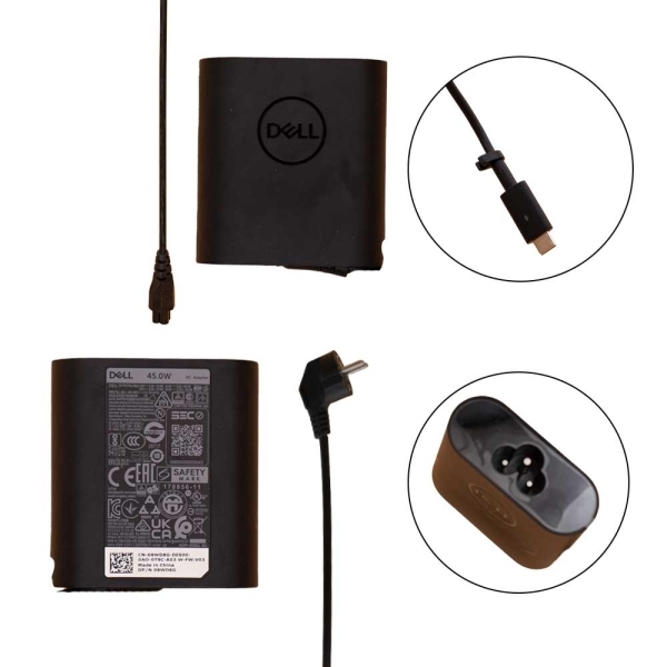 neuf authentique dell xps latitude 45w type-c usb-c adaptateur