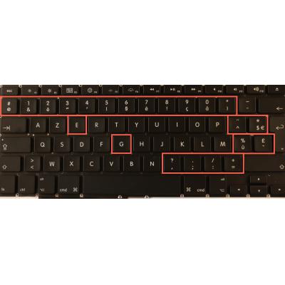 Lot des touches de clavier MacBook A1706